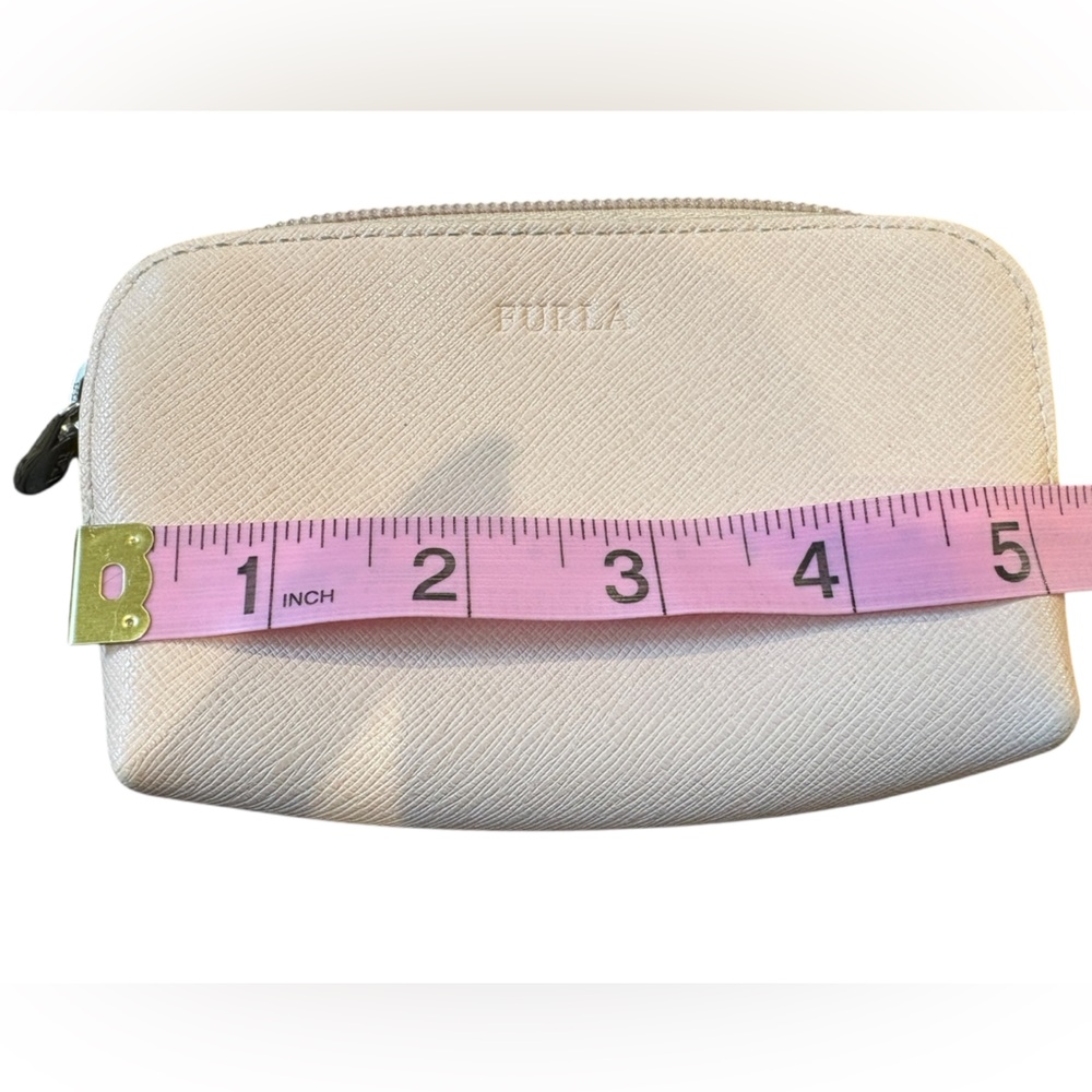 Furla Ivory Textured Pouch